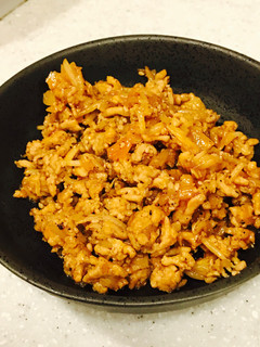 ごま香る中華風肉そぼろ-レシピのメイン写真