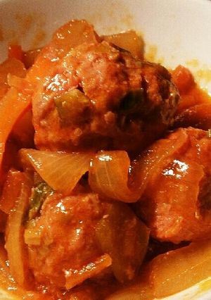 うまーい♪簡単野菜肉団子？ミートボール？-レシピのメイン写真