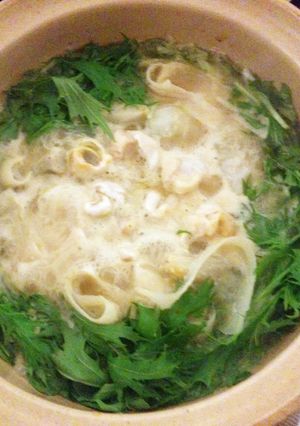 鶏胸肉大根巻と里芋の酒粕白味噌柚子胡椒鍋-レシピのメイン写真