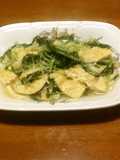 油揚げと水菜の煮物【柚子胡椒風味】