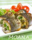だし梅しその秋刀魚チーズ巻き