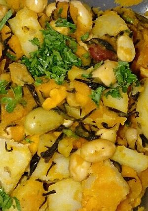 かぼちゃとお豆のサラダ-レシピのメイン写真