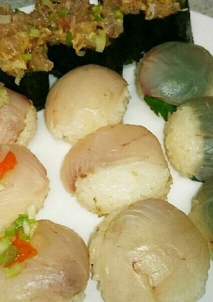 ヒラメの手まり寿司-レシピのメイン写真