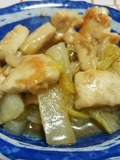 鶏胸肉と白菜の炒め煮-レシピのメイン写真