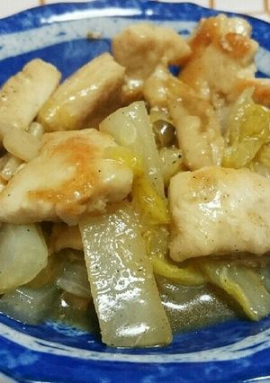 鶏胸肉と白菜の炒め煮-レシピのメイン写真