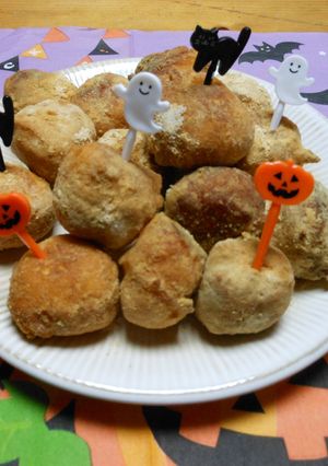 ふわっとパンプキンドーナッツ-レシピのメイン写真