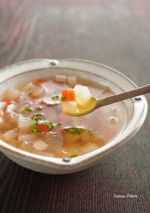 大根とベーコンのあごだしスープ-レシピのメイン写真