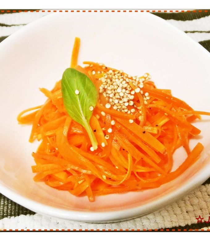 キャロットラペ（人参マリネ）簡単サラダ♪-レシピのメイン写真