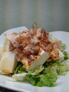 糖質制限☆レタサイと豆腐のサラダ-レシピのメイン写真