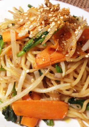 四川風ピリ辛焼きそば-レシピのメイン写真