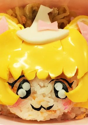 プリキュア キュアモフルンのキャラ弁-レシピのメイン写真