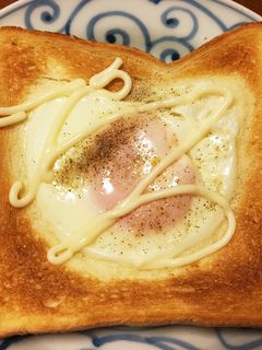 トースターで!簡単半熟目玉焼きトースト-レシピのメイン写真