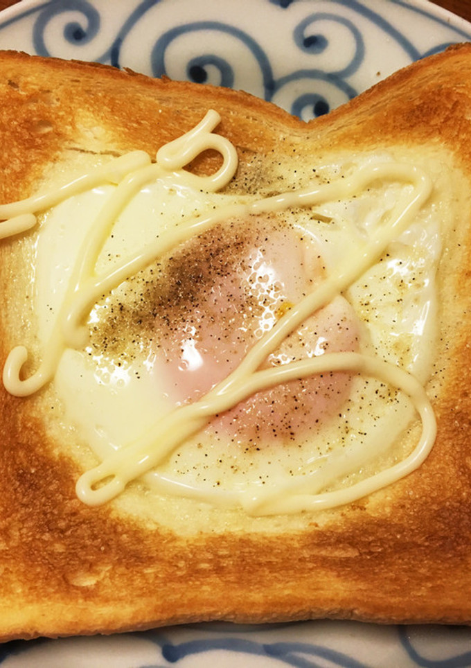 トースターで！簡単半熟目玉焼きトースト-レシピのメイン写真