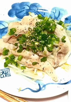 モヤシの豚バラのっけ蒸し-レシピのメイン写真