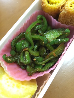 お弁当に!ピーマン炒め-レシピのメイン写真