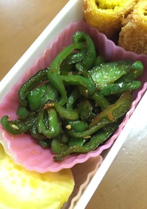 お弁当に！ピーマン炒め-レシピのメイン写真