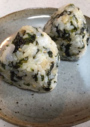 韓国のりのおにぎり☆混ぜご飯でも！-レシピのメイン写真