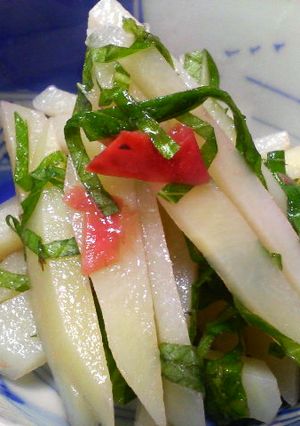 さっぱりと☆じゃが芋の梅肉和え-レシピのメイン写真