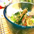 ミョウガとモロヘイヤ☆ネバネバ酢の物
