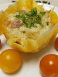 器もチーズで食べられる簡単チーズリゾット