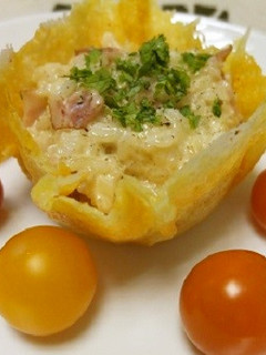 器もチーズで食べられる簡単チーズリゾット-レシピのメイン写真