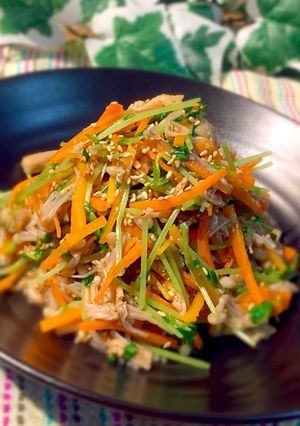 レンジで簡単♪彩り野菜のナムル-レシピのメイン写真