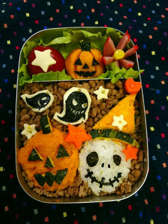 ハロウィン弁当☆カボチャづくし-レシピのメイン写真