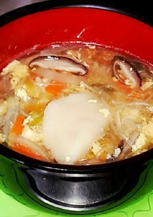 水餃子入り春雨スープ-レシピのメイン写真