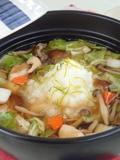 デコ鍋も☆きのこと鶏肉の♡みぞれ鍋-レシピのメイン写真