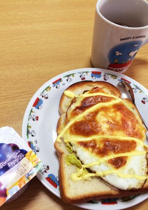 ピザトースト-レシピのメイン写真