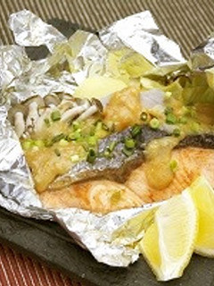 鮭のチャンチャン焼き風包み焼-レシピのメイン写真