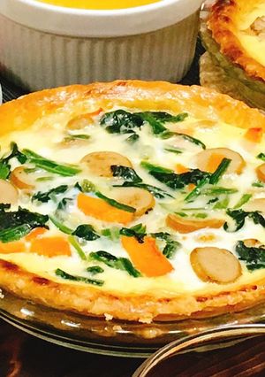 ほうれん草のキッシュ-レシピのメイン写真