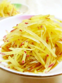 あごだしで旨い!さつま芋の酢の物-レシピのメイン写真
