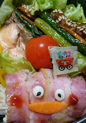 ★エノキベーコンさん弁当★-レシピのメイン写真