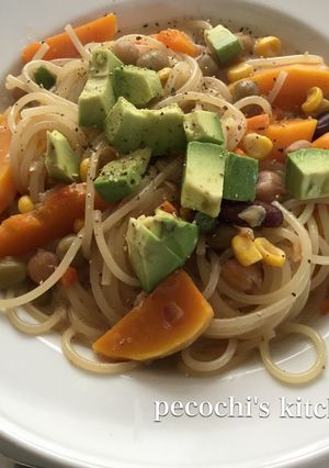 ☆豆乳あごだしつゆスパゲッティ☆味付簡単-レシピのメイン写真