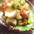 竹輪と枝豆のこんがりチーズ焼き