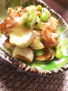 竹輪と枝豆のこんがりチーズ焼き-レシピのメイン写真