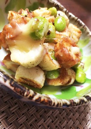 竹輪と枝豆のこんがりチーズ焼き-レシピのメイン写真