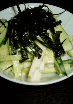 長いもとキュウリの胡麻サラダ♪-レシピのメイン写真