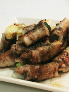 簡単!居酒屋風♪ねぎと梅シソの豚肉巻き☆-レシピのメイン写真