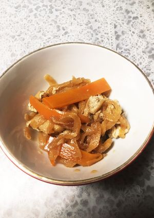 切干大根と油揚げ・人参の煮物〜砂糖なし-レシピのメイン写真
