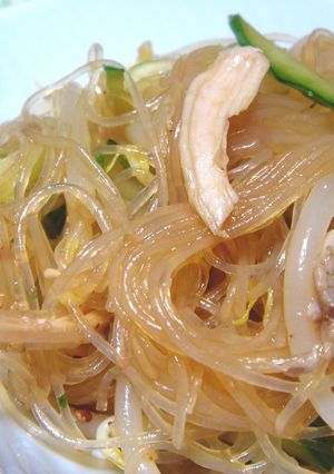 大葉にんにく醤油で！春雨サラダ♪-レシピのメイン写真