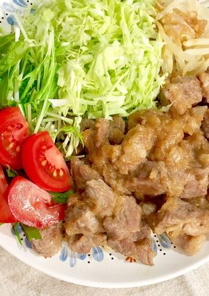 豚肩ロース肉๑おろし玉ねぎポン酢ソース-レシピのメイン写真