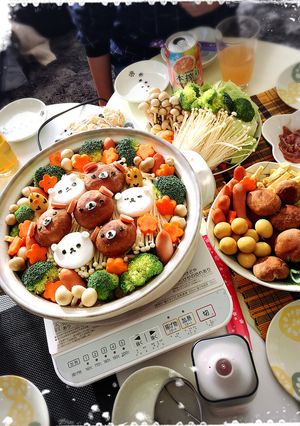 リラックマカレー鍋♡-レシピのメイン写真
