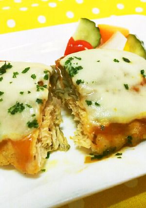 子供喜ぶ！生鮭のピザチーズ焼き-レシピのメイン写真