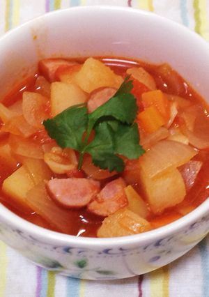野菜たっぷりミネストローネ-レシピのメイン写真