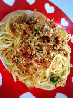 納豆おくらパスタ-レシピのメイン写真