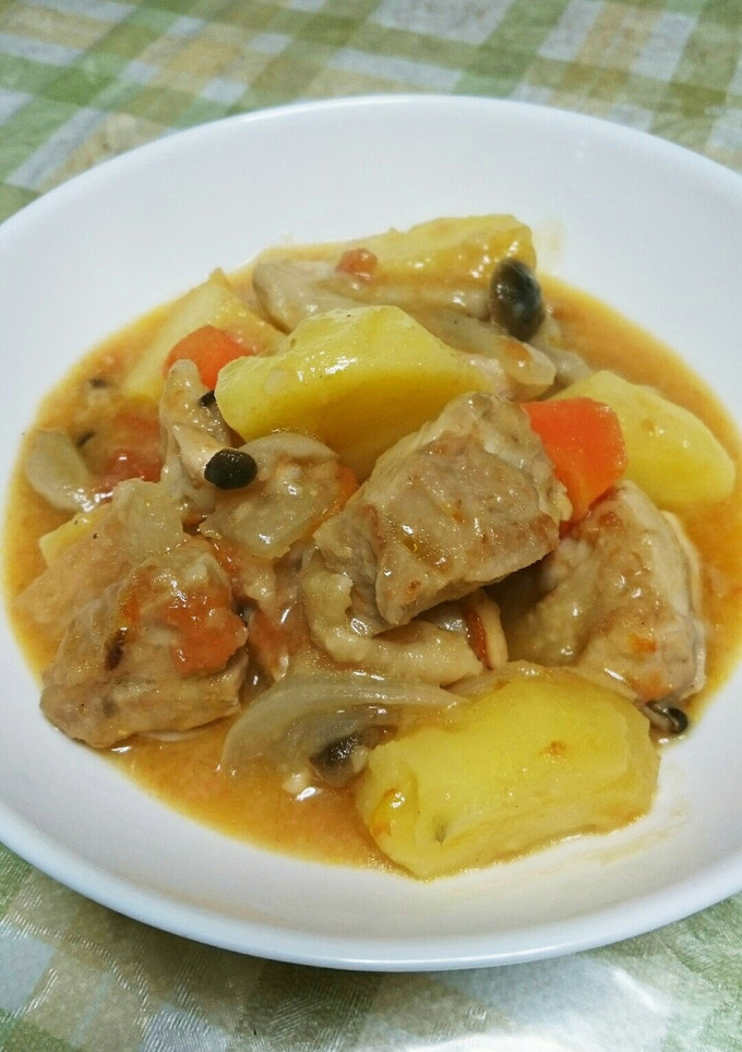 洋風！鶏肉とじゃがいものとろとろ煮♪-レシピのメイン写真