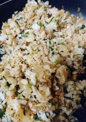 納豆と残り物野菜のパラパラ炒飯-レシピのメイン写真