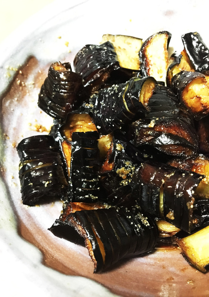 熱拌茄子（揚げなすのにんにくソースがけ）-レシピのメイン写真